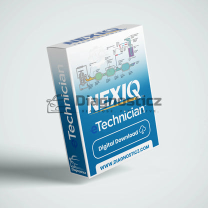 NEXIQ eTechnician 2.14 full software package for commercial truck diagnostics, fault code analysis, and real-time vehicle data.