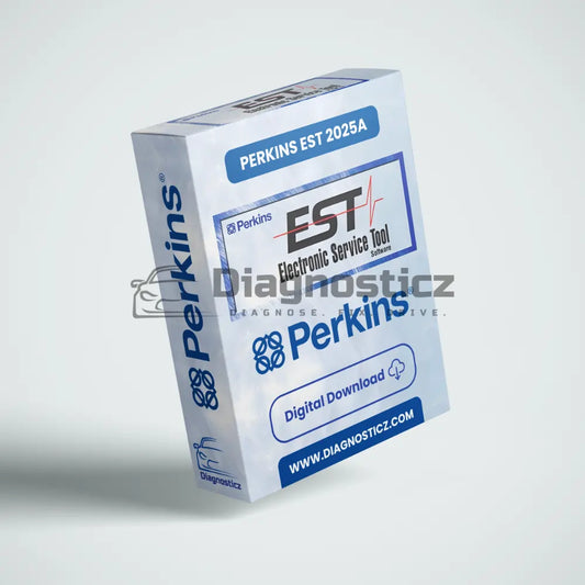 Perkins EST 2025A Electronic Service Tool full software package for Perkins engine diagnostics and service programming.