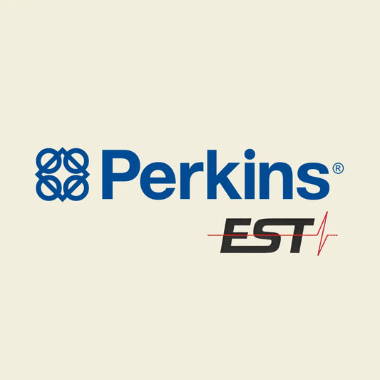 Perkins EST 2025A Electronic Service Tool logo used for Perkins engine diagnostic and calibration software.