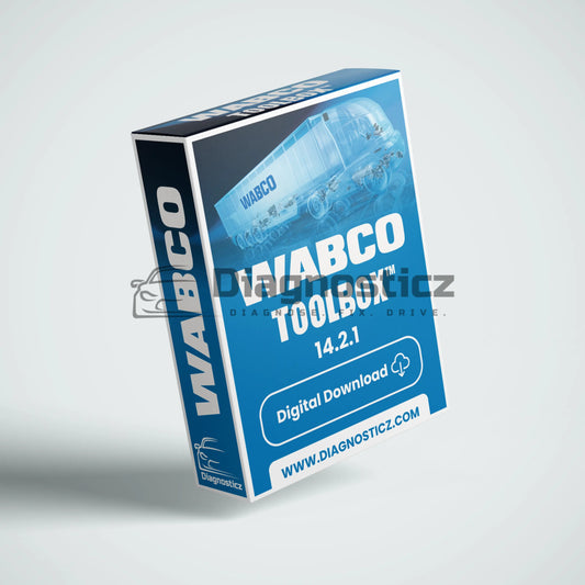 WABCO Toolbox 14.2.1 full diagnostic software package for commercial vehicle ABS, EBS, and braking system troubleshooting.