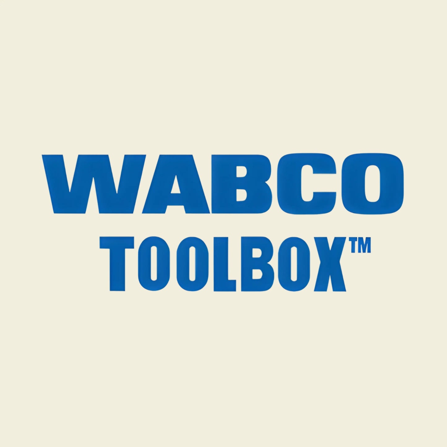 Official WABCO Toolbox 14.2.1 diagnostic software logo for truck and trailer brake system maintenance.